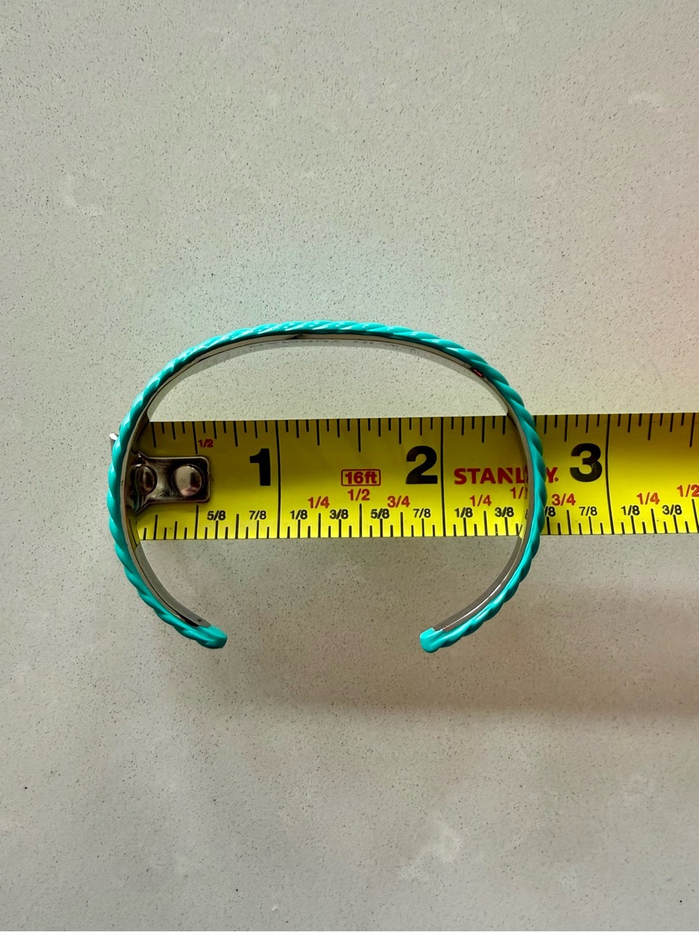 DY enamel sculpted cable cuff - Picture 8 of 8